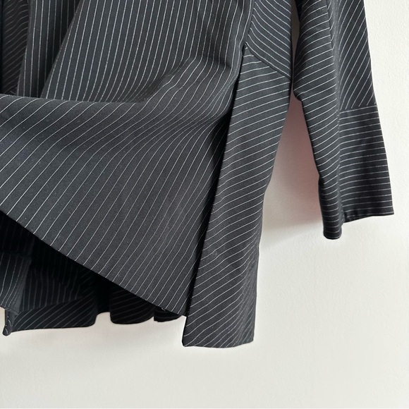 Anne Klein Black Pinstripe Top - Picture 5 of 15